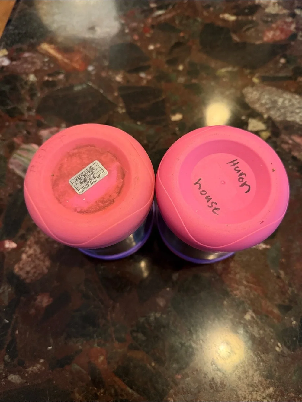 Pair of 2 Thermos Foogo Insulated Stainless Steel Food Jars